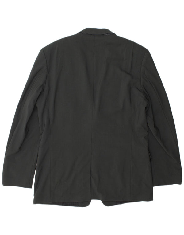Blazer pentru bărbați Hugo Boss cu 2 nasturi EU 52 XL Lână gri