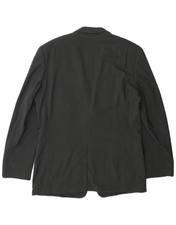 Blazer pentru bărbați Hugo Boss cu 2 nasturi EU 52 XL Lână gri