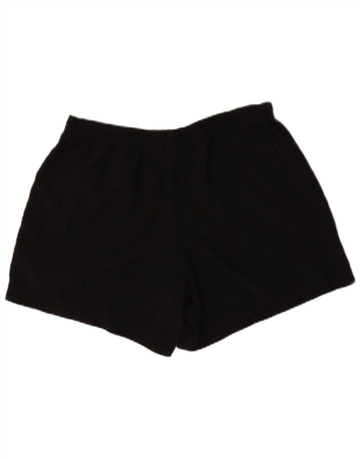 Pantaloni scurti sport Nike pentru femei US 12/14, mari, negru, poliester color bloc