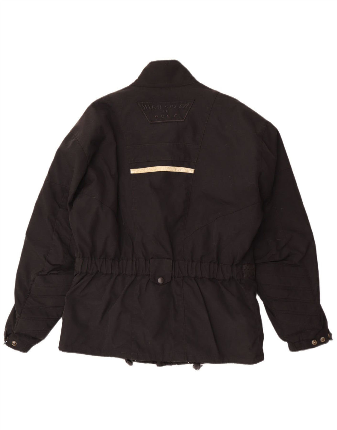 Jachetă pentru bărbați Buse Graphic Racer UK 40, mare, negru, nailon