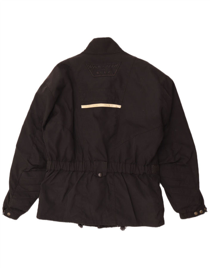 Jachetă pentru bărbați Buse Graphic Racer UK 40, mare, negru, nailon