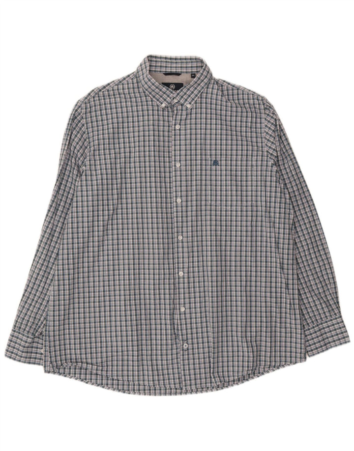 LERROS Mens Flannel Shirt 2XL Multicoloured Check Cotton