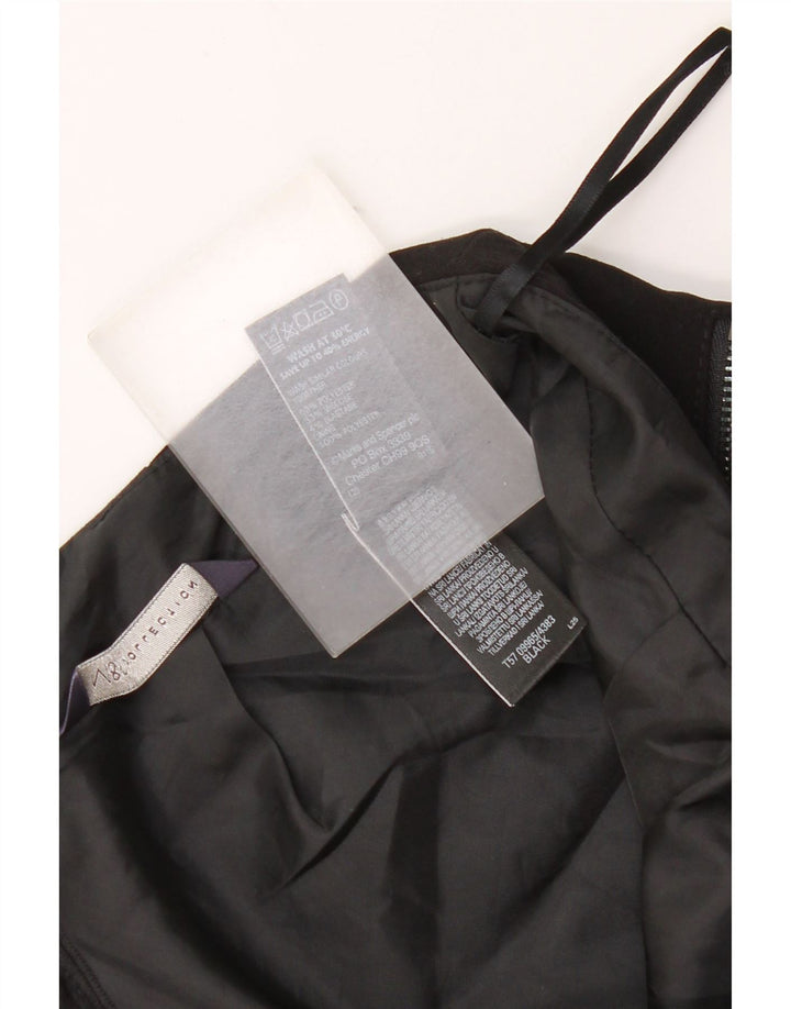 Fusta creion pentru femei Marks & Spencer UK 10 Small W28 Poliester negru