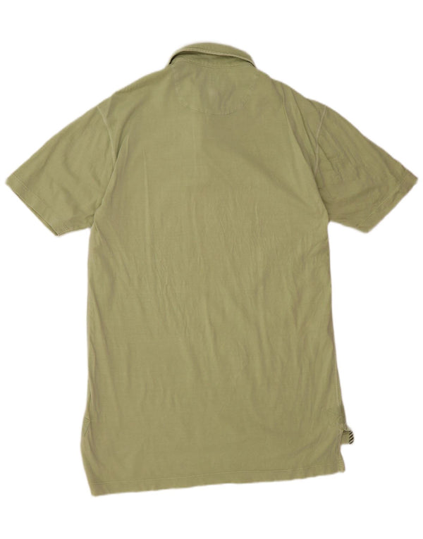 ORVIS Mens Polo Shirt Medium Green Cotton