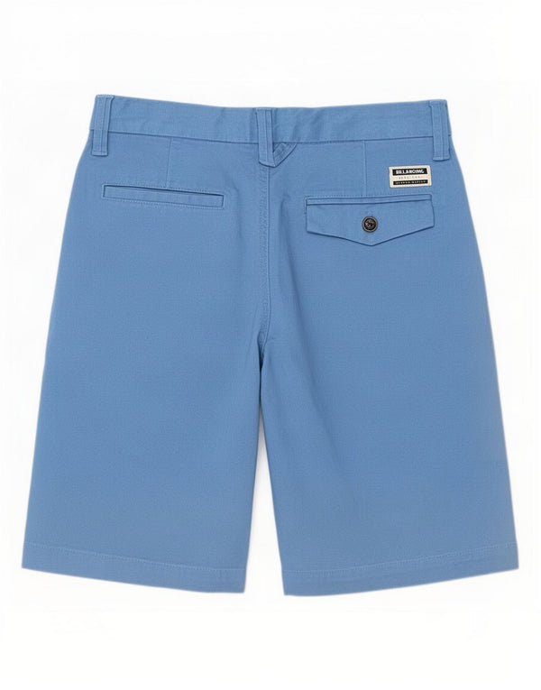 Pantaloni scurti chino pentru femei Billabong UK 12 Medium W28 Bumbac albastru
