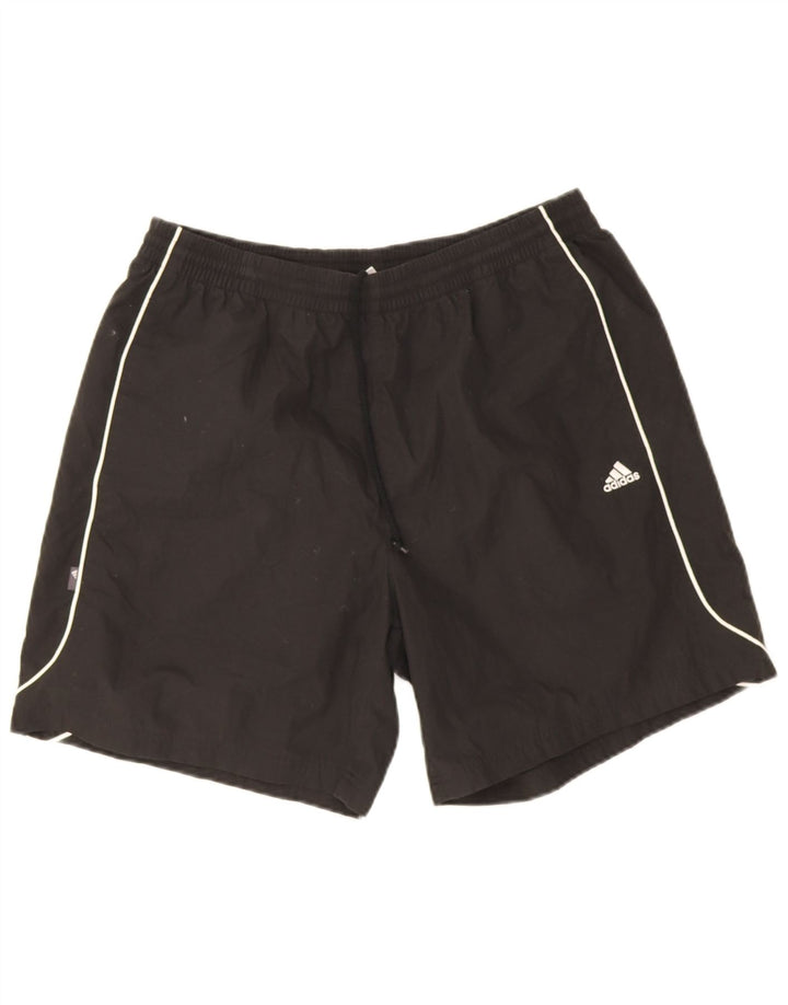 Pantaloni scurți sport pentru bărbați Adidas, mari, negru, poliester