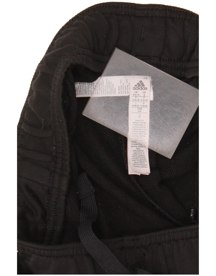 Pantaloni de trening pentru femei ADIDAS Joggeri UK 8/10 Poliester negru mic