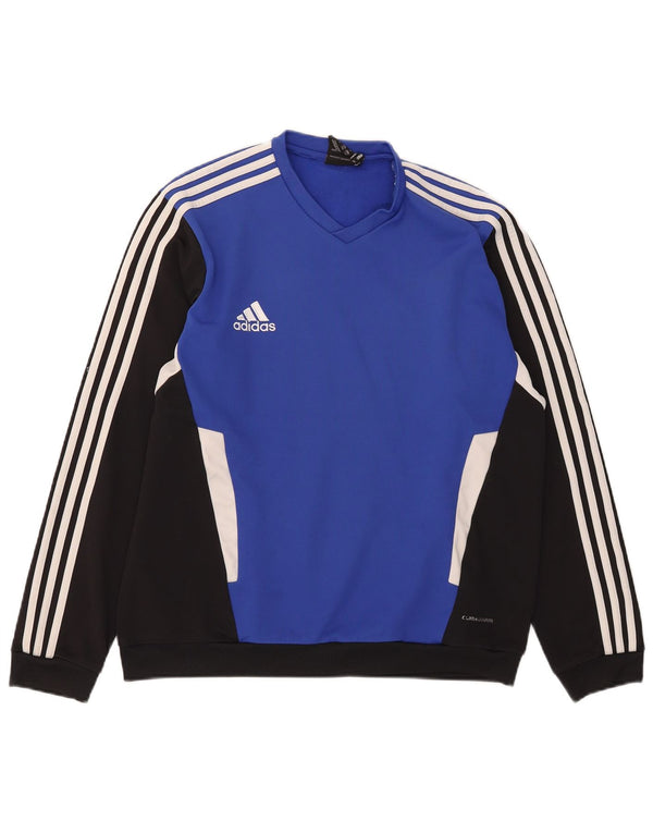 Pulover adidas Climawarm pentru bărbați Marea Britanie 44/46, mare, albastru