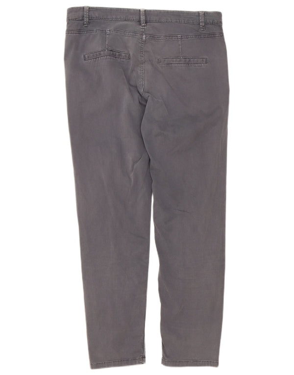 Pantaloni chino drepți pentru femei Zara EU 36 XS W26 L26 gri
