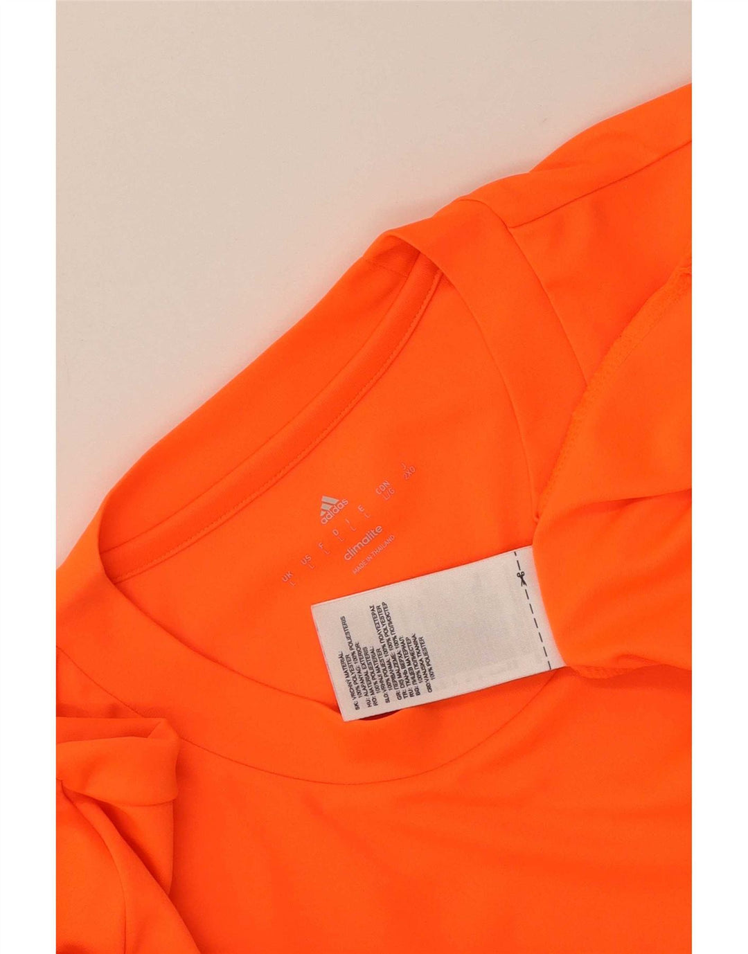 Adidas Climalite Tricou Top Large Orange Poliester