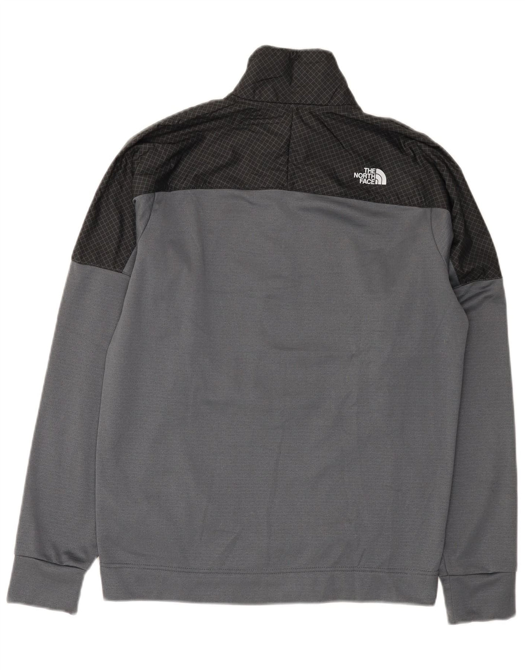 Pulover grafic pentru bărbați The North Face, mic, gri, color block