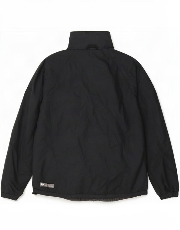 Columbia Womens Interchange Liner Windbreaker Jacket UK 10 Small Navy Blue