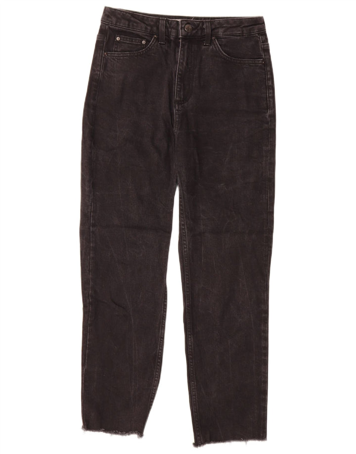 Blugi conici pentru femei Topshop W28 L26 negri