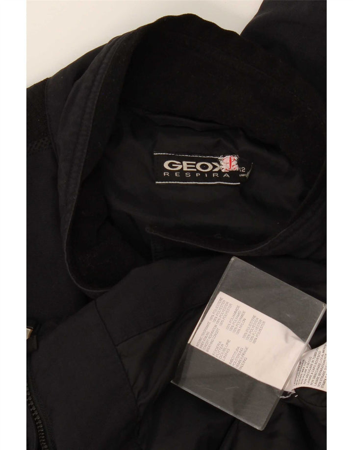 Geacă Geox Respira Racer pentru băieți 11-12 ani poliester negru