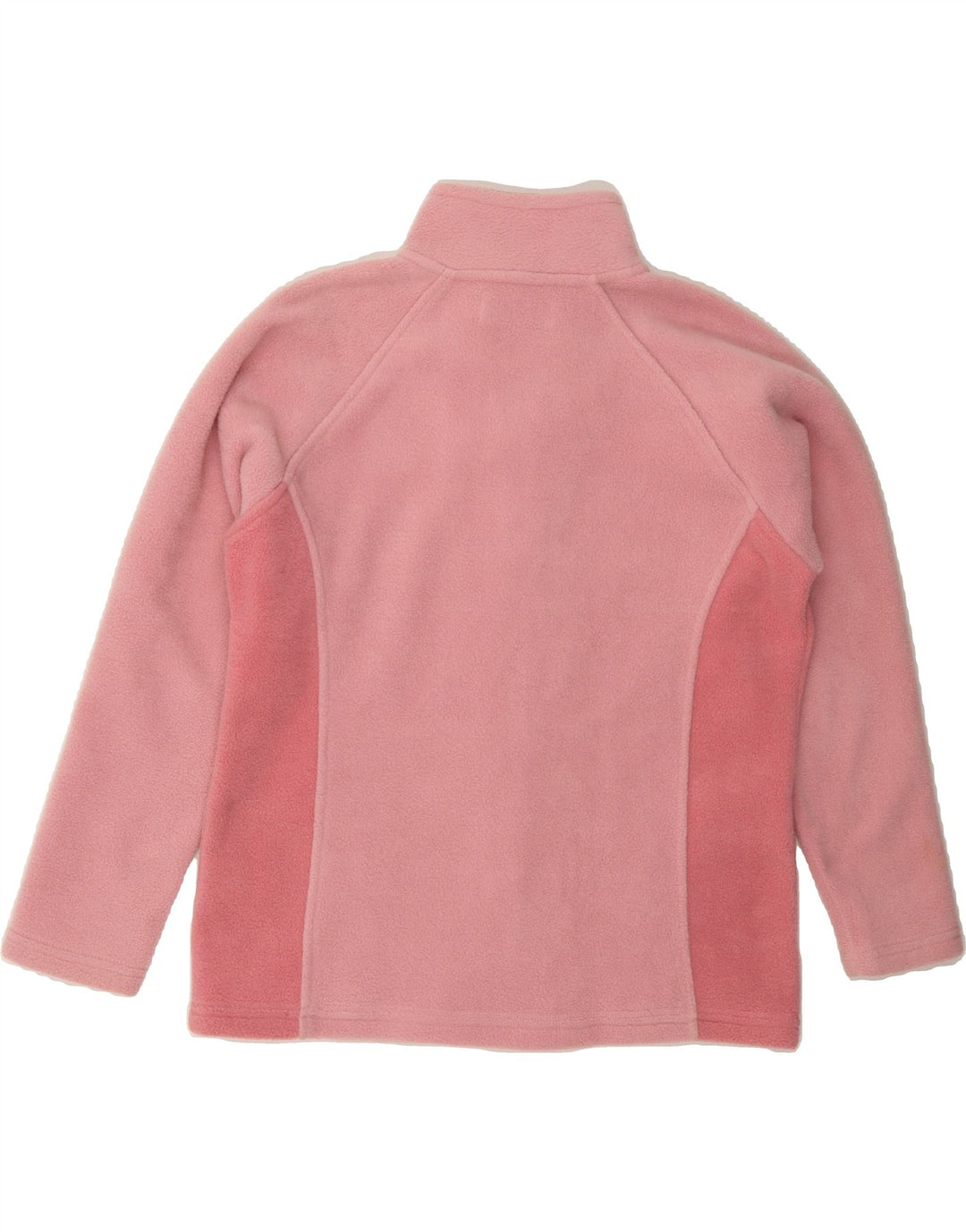 EWM Womens Fleece Jacket UK 14/16 Medium Pink Colourblock Polyester Vintage EWM and Second-Hand EWM from Messina Hembry 