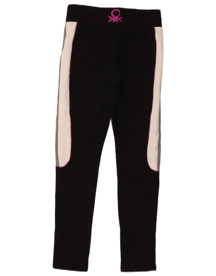 Leggings grafic Benetton pentru femei UK 14 Medium Black Colorblock