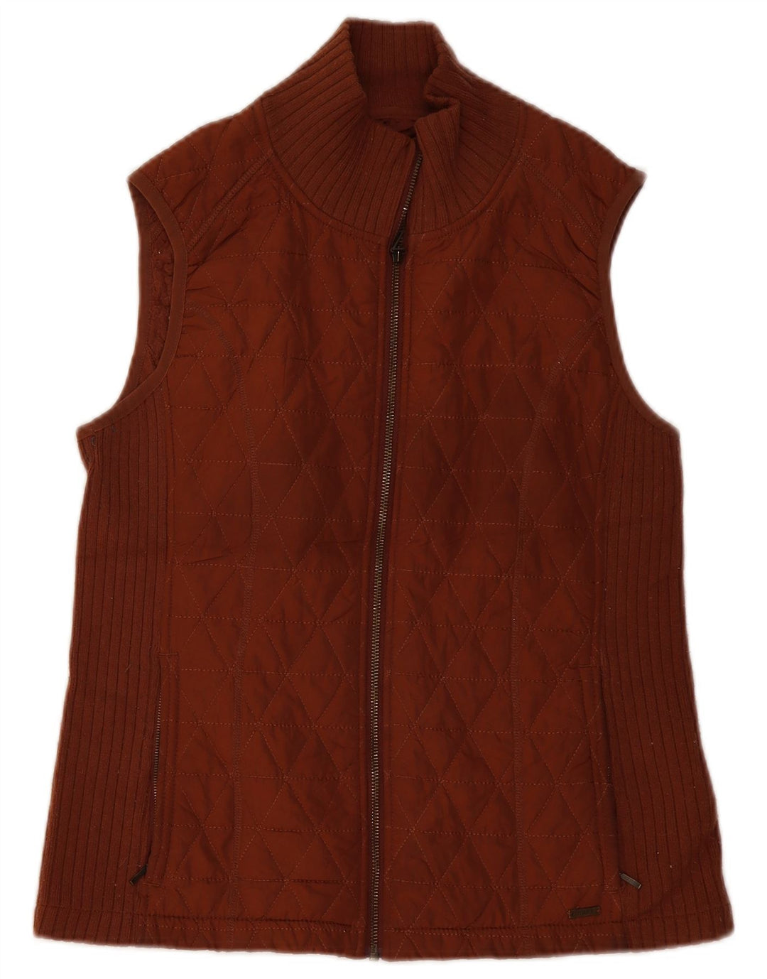 Prana pentru femei Sherpa Quilted Gilet UK 14 Medium Maroon Poliester