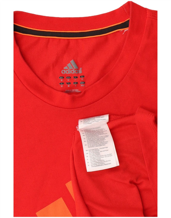 Tricou pentru bărbați Adidas Top Medium Red Bumbac