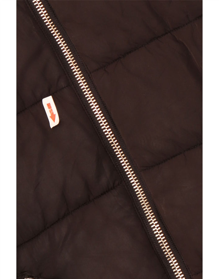 Topshop Jachetă supradimensionată pentru femei UK 12 Poliester mediu negru