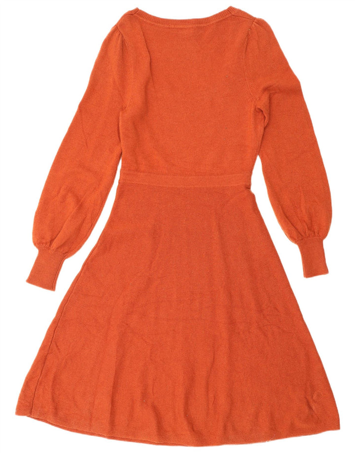 Rochie cu pulover pentru femei BODEN UK 10 Poliamidă portocalie mică