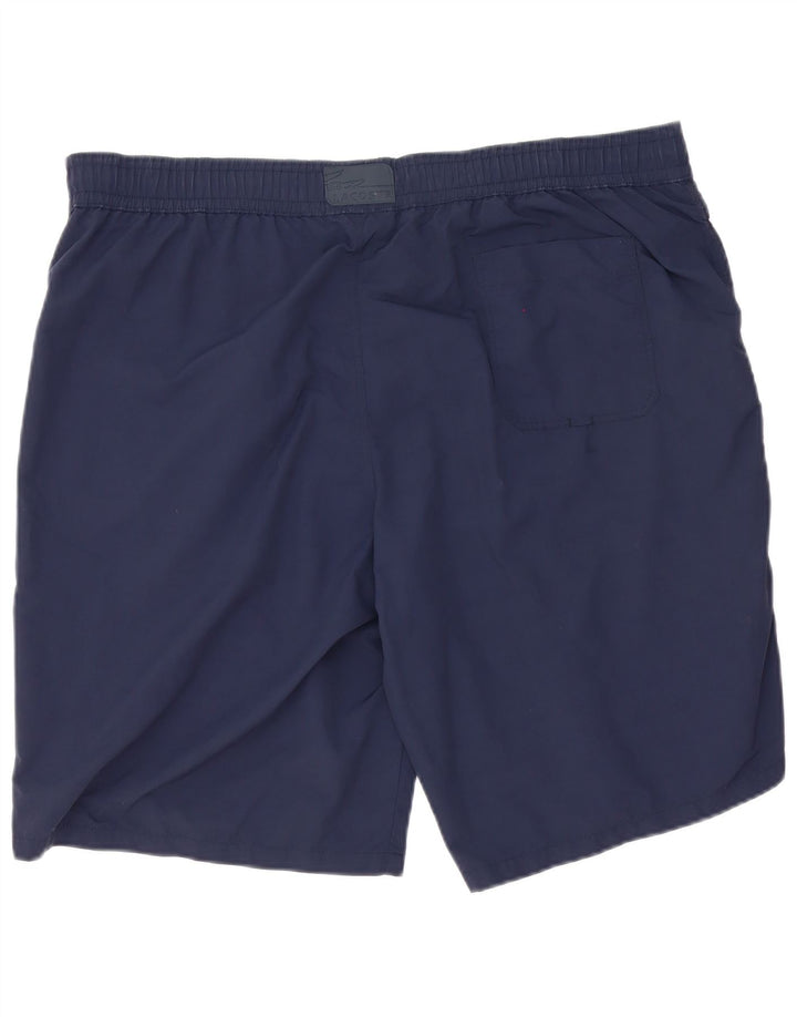 Pantaloni scurți de înot Lacoste pentru bărbați Mărimea 7 2XL Poliester bleumarin