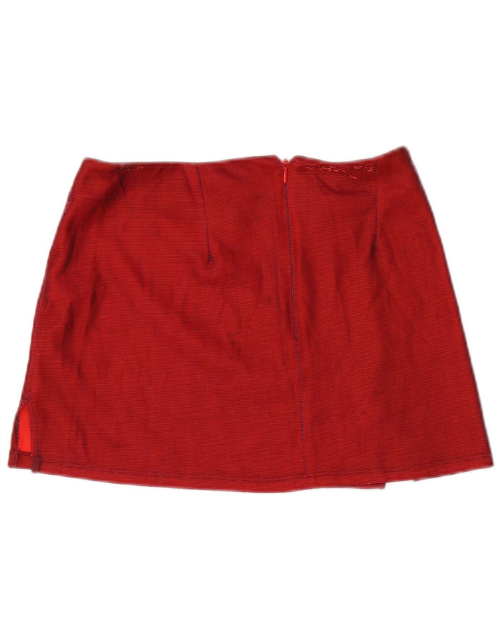 URBAN OUTFITTERS Fusta mini pentru femei Mic W28 Maroon Poliester