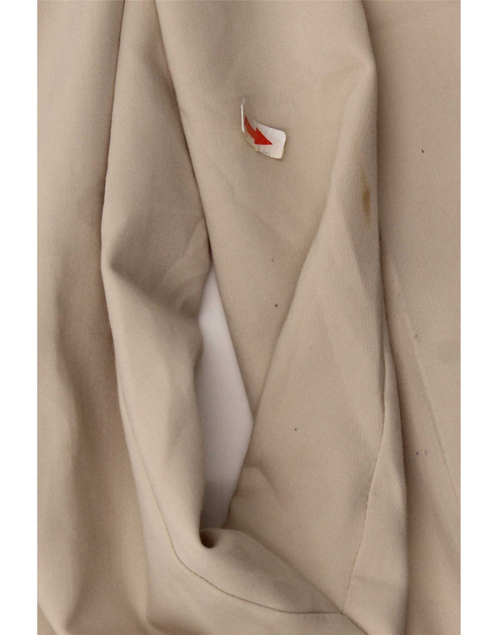 Pantaloni de costum conici pentru femei Zara Mediu L28 L26 Poliester alb