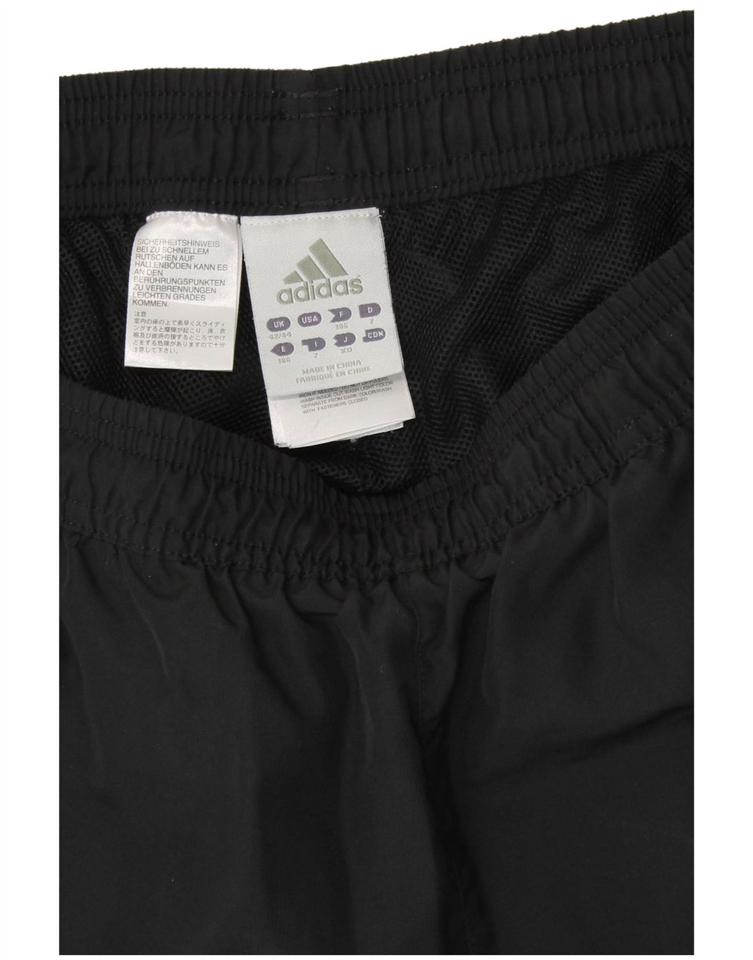 Pantaloni de trening pentru bărbați ADIDAS Joggeri UK 42/44 Poliester negru mare