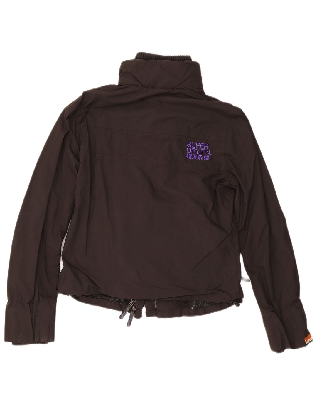 Jachetă de vânt pentru femei SUPERDRY UK 14 mare, negru, nailon