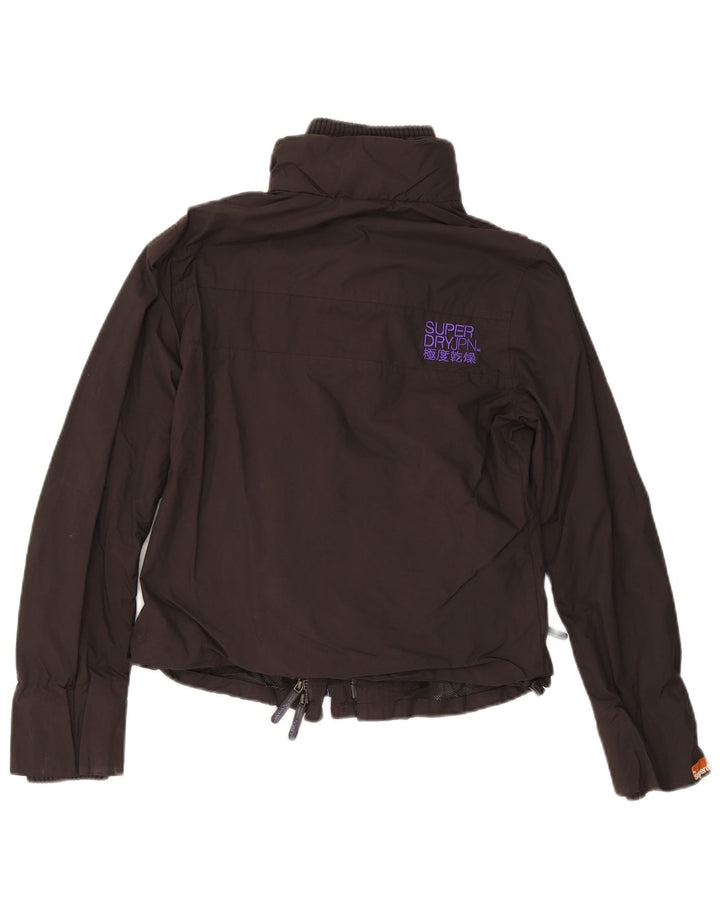 Jachetă de vânt pentru femei SUPERDRY UK 14 mare, negru, nailon