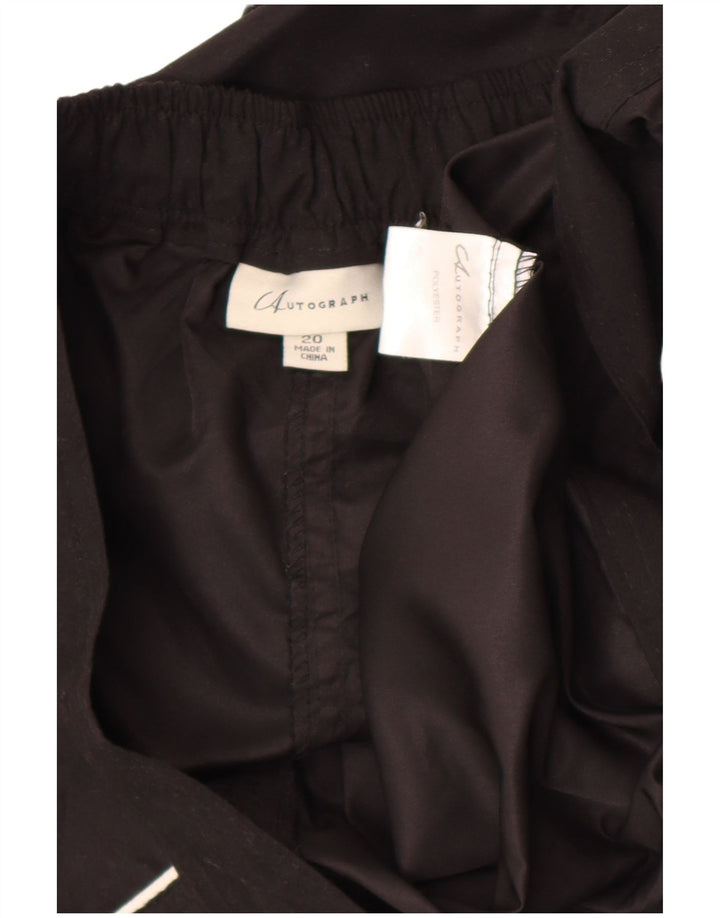 Marks & Spencer Pantaloni scurți de înot Autograph pentru femei UK 20 2XL Poliester negru