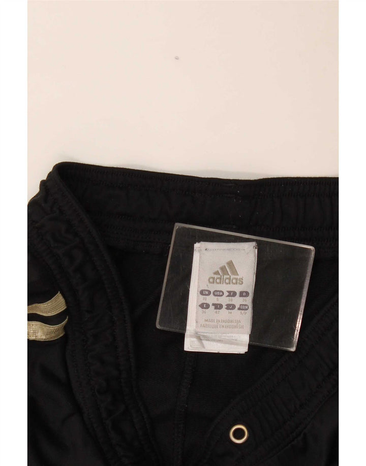 Pantaloni de trening Adidas pentru femei UK 10 Poliester negru mic
