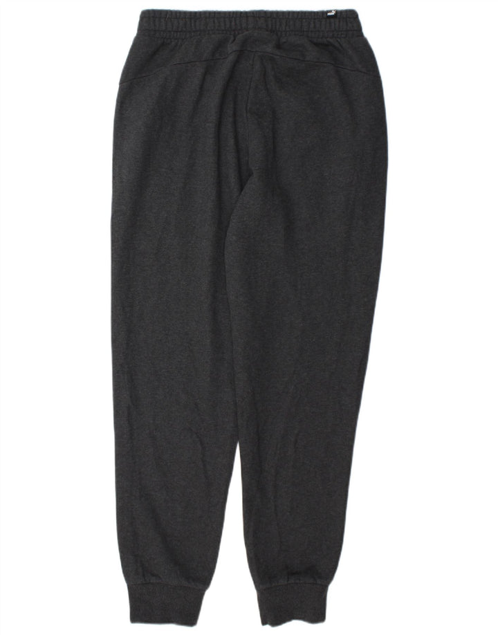 Pantaloni de trening Puma pentru bărbați Joggeri din bumbac gri mediu
