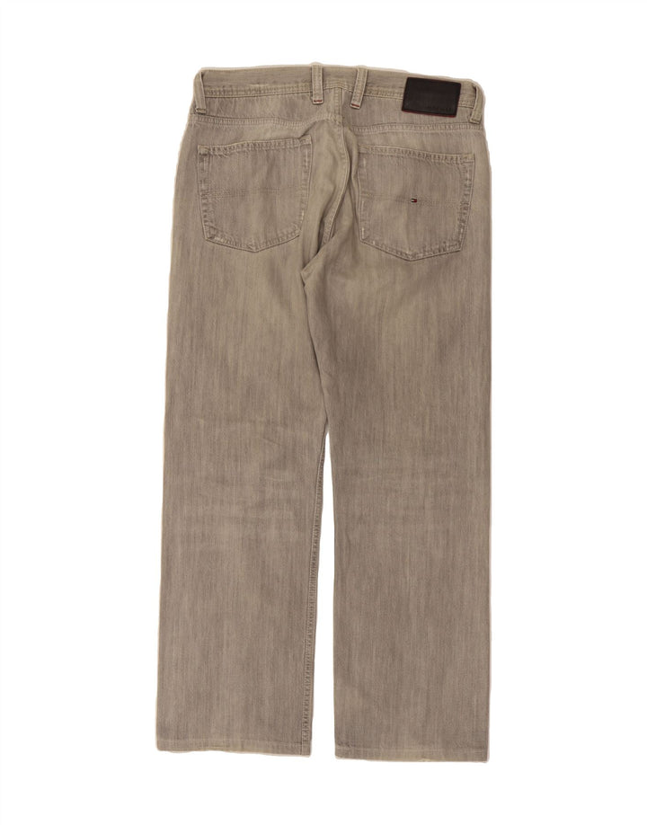 TOMMY HILFIGER Mens Straight Jeans  W36 L29 Grey Vintage Tommy Hilfiger and Second-Hand Tommy Hilfiger from Messina Hembry 