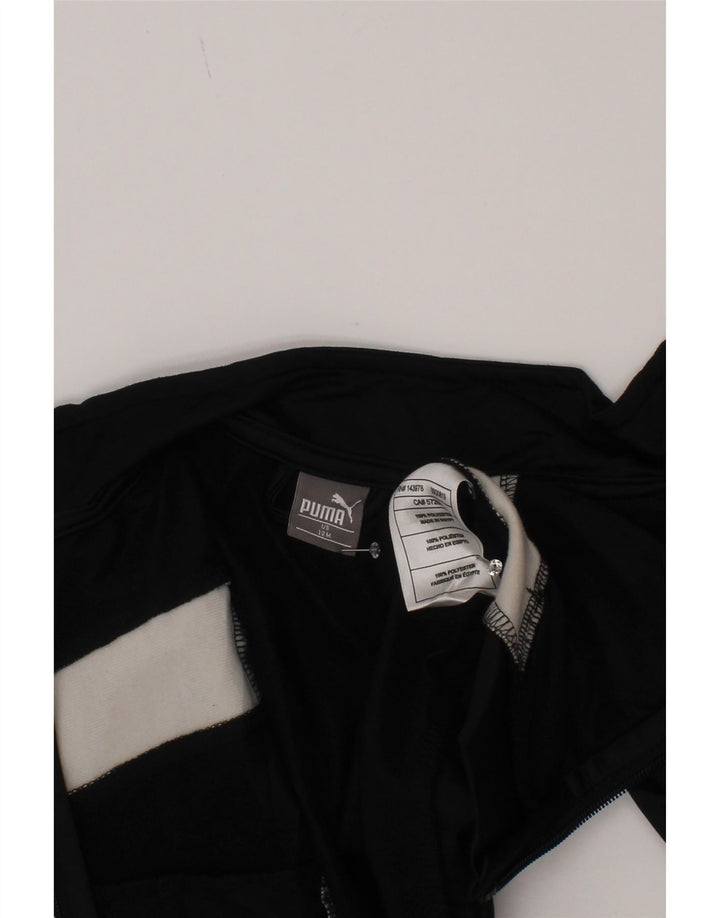 Jachetă de top pentru trening Puma Baby Boys 9-12 luni Poliester negru color bloc
