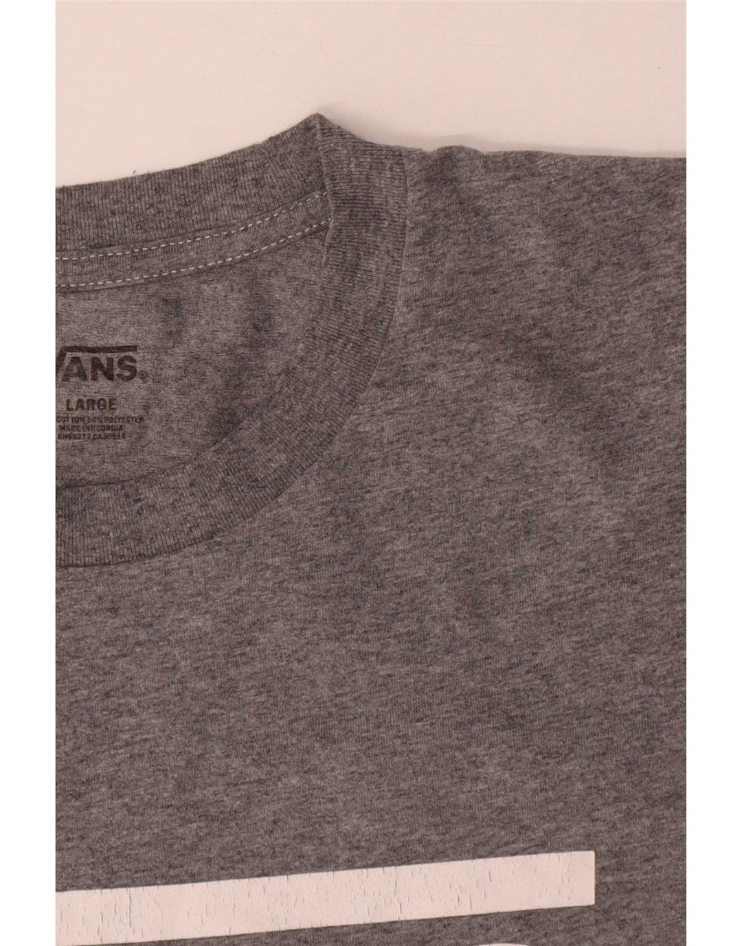 Tricou grafic Vans pentru bărbați Top mare din bumbac gri
