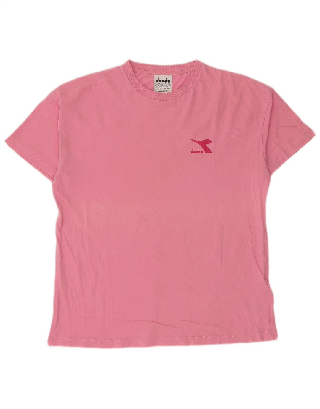 DIADORA Tricou Fete Top 13-14 Ani 2XL Roz Bumbac