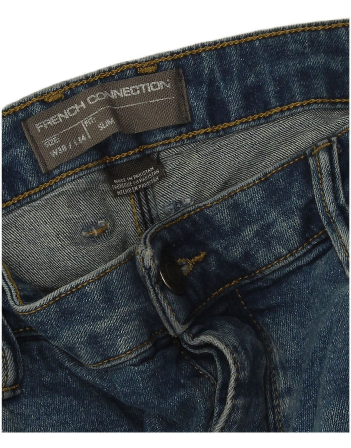 Blugi slim pentru bărbați French Connection W38 L34 Bumbac albastru