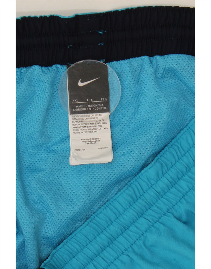 Pantaloni scurti sport pentru bărbați NIKE 2XL, poliester albastru