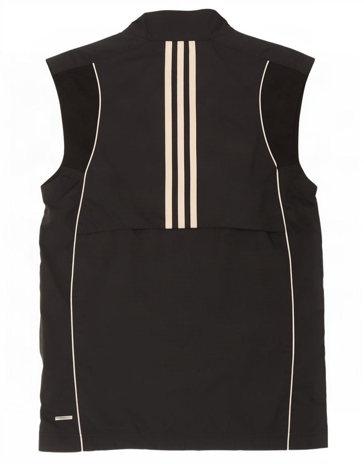 Jachetă de trening fără mâneci Clima Proof Adidas pentru bărbați, mică, neagră
