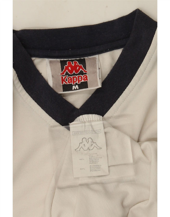 Tricou pentru bărbați Kappa Top Medium White Colorblock Bumbac