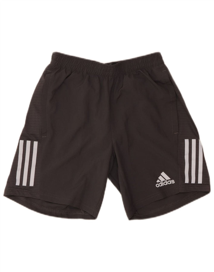 Pantaloni scurți sport Aeroready Adidas pentru bărbați, poliester mici, gri