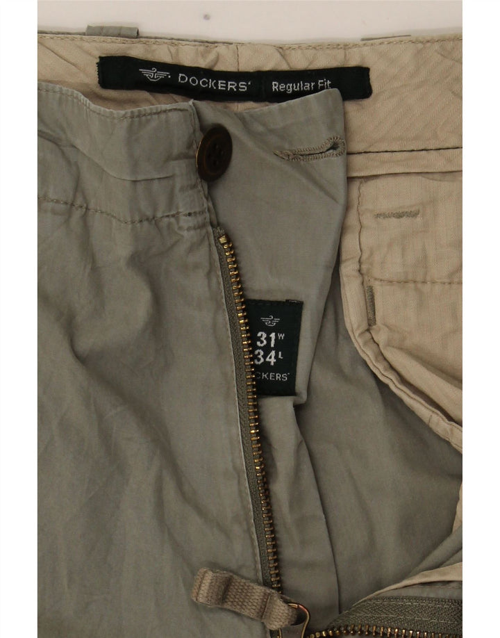 Pantaloni cargo pentru bărbați Dockers, cu ajustare normală, L31 L34 Kaki