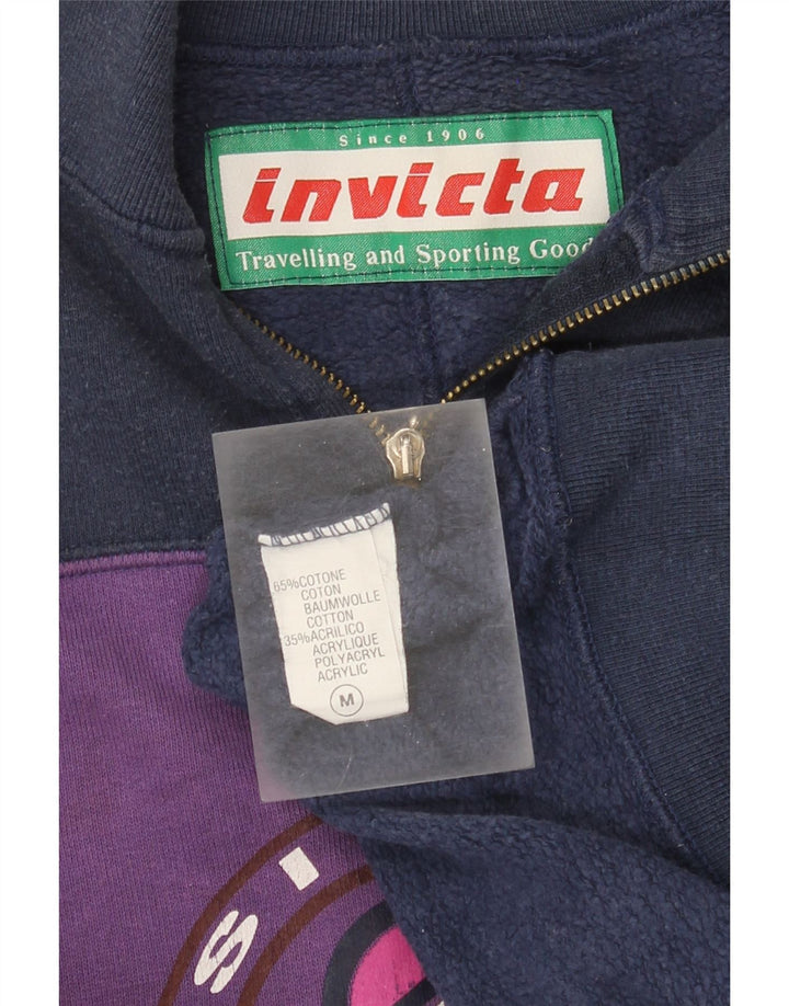 Hanorac grafic pentru bărbați Invicta Pulover mediu albastru marin colorblock