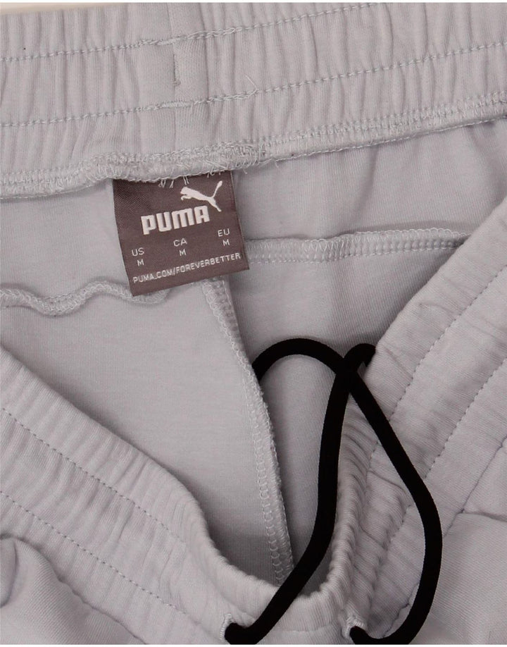 Pantaloni de trening Puma pentru bărbați Joggeri din bumbac albastru mediu