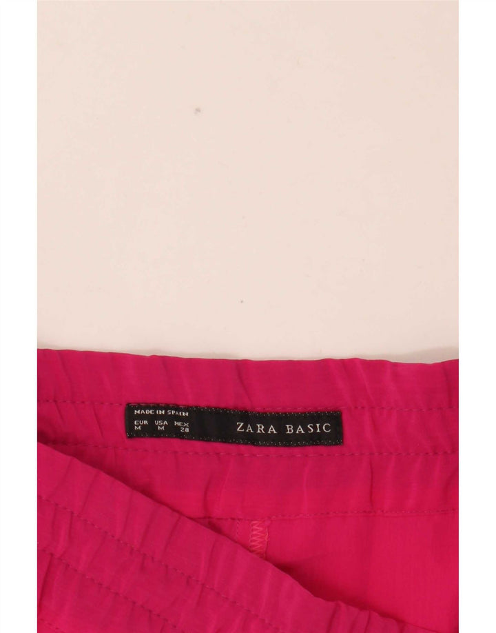 Pantaloni casual slim pentru femei Zara Mediu L28 L27 Roz
