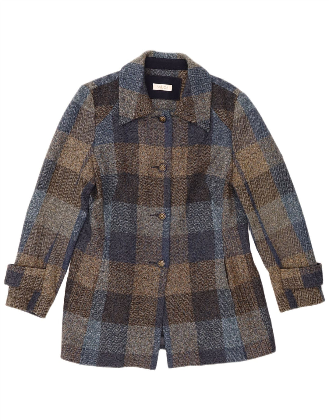 Palton pentru femei AVOCA UK 14 Medium Blue Check
