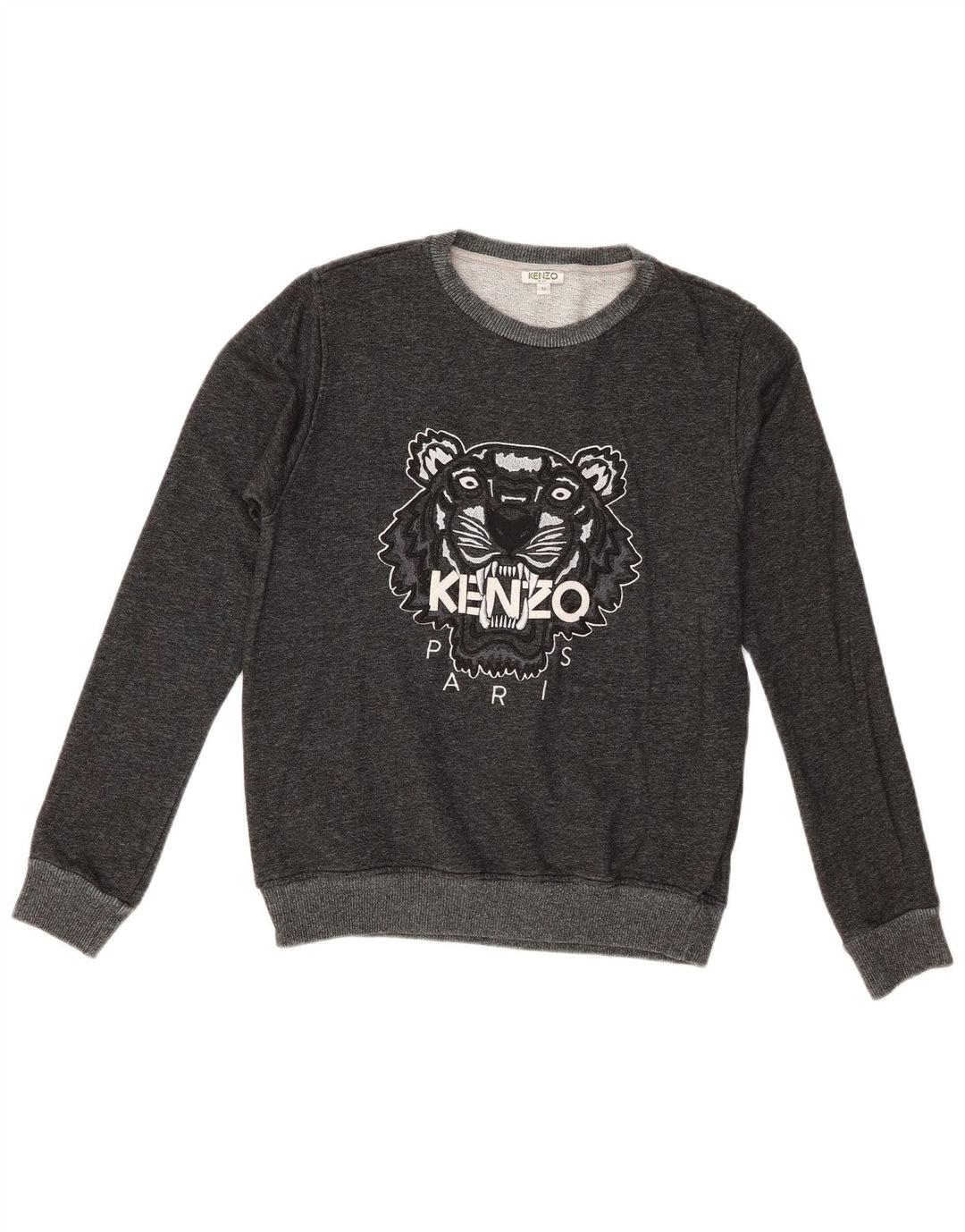Hanorac cu grafic Kenzo pentru băieți Pulover 15-16 ani bumbac gri