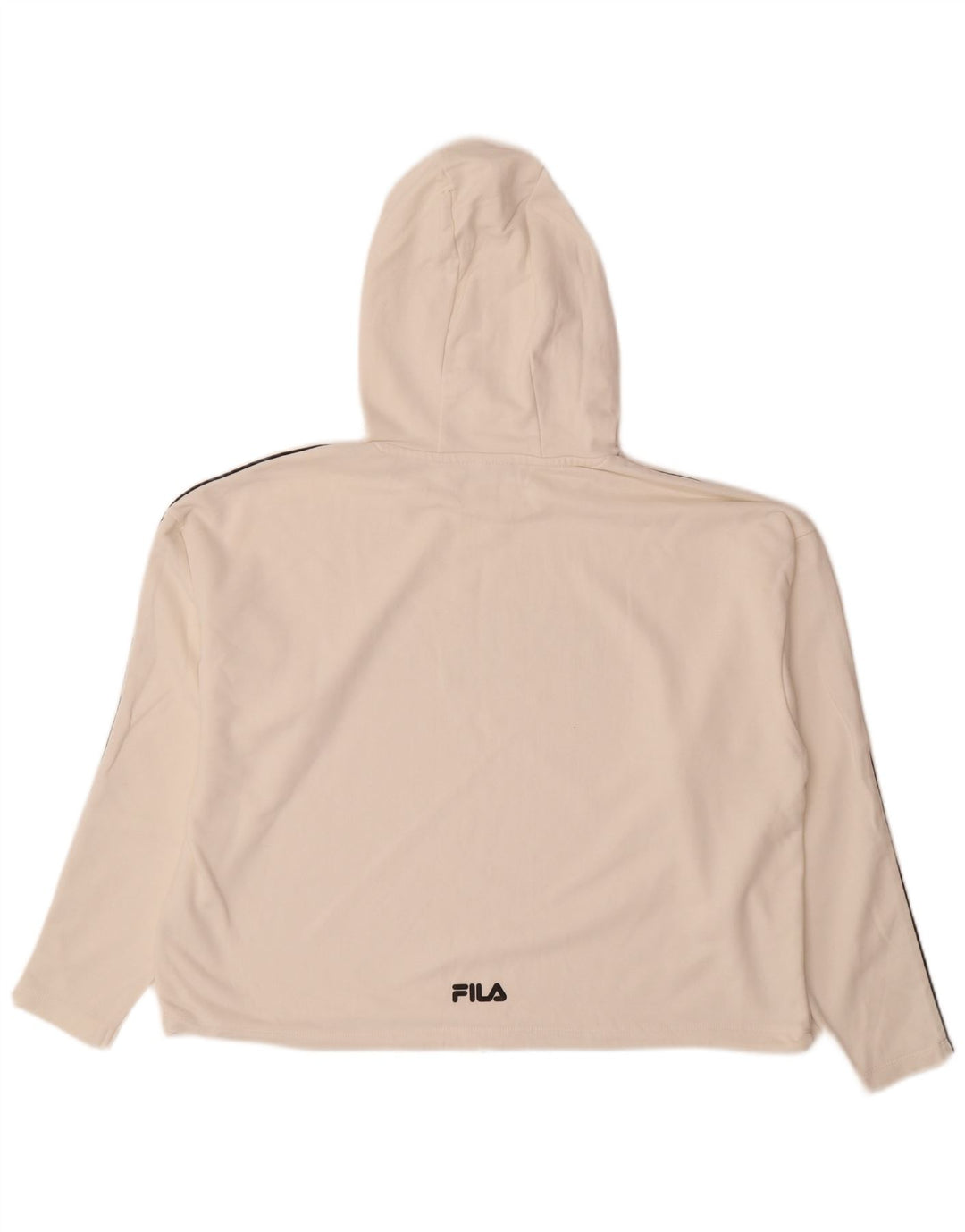 Pulover pentru femei Fila Graphic Oversized Hoodie UK 14 Medium White Colorblock