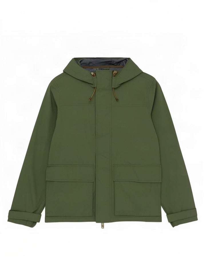 Jachetă cu glugă pentru bărbați J. Crew UK 36 Poliester verde mic